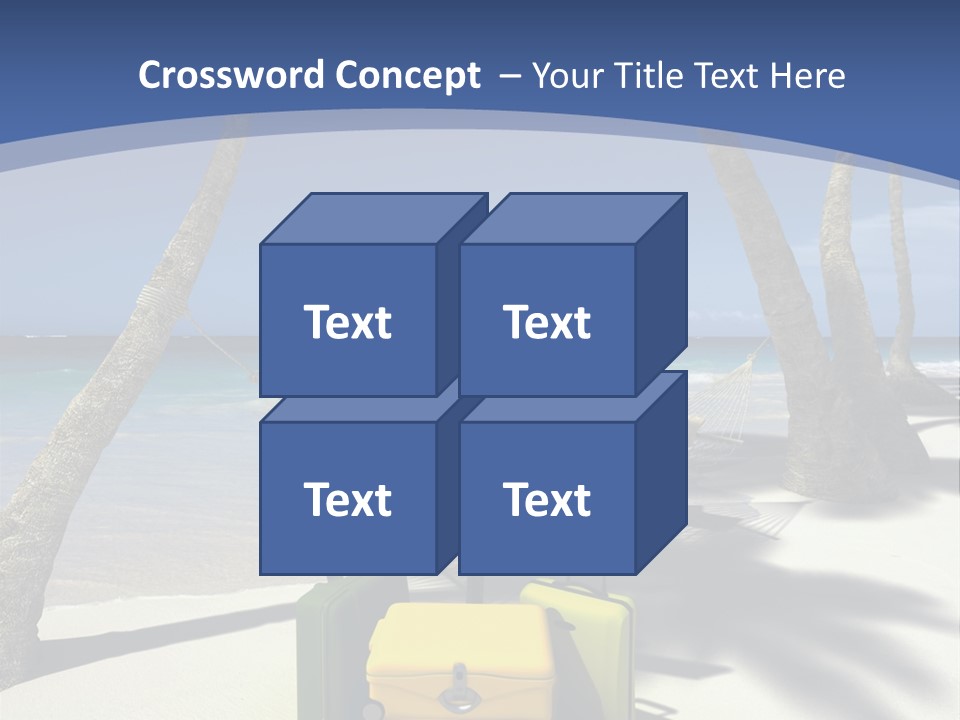 Sky Tropical Marine PowerPoint Template