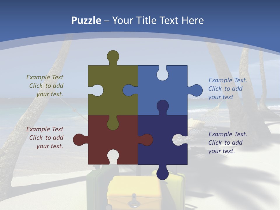 Sky Tropical Marine PowerPoint Template