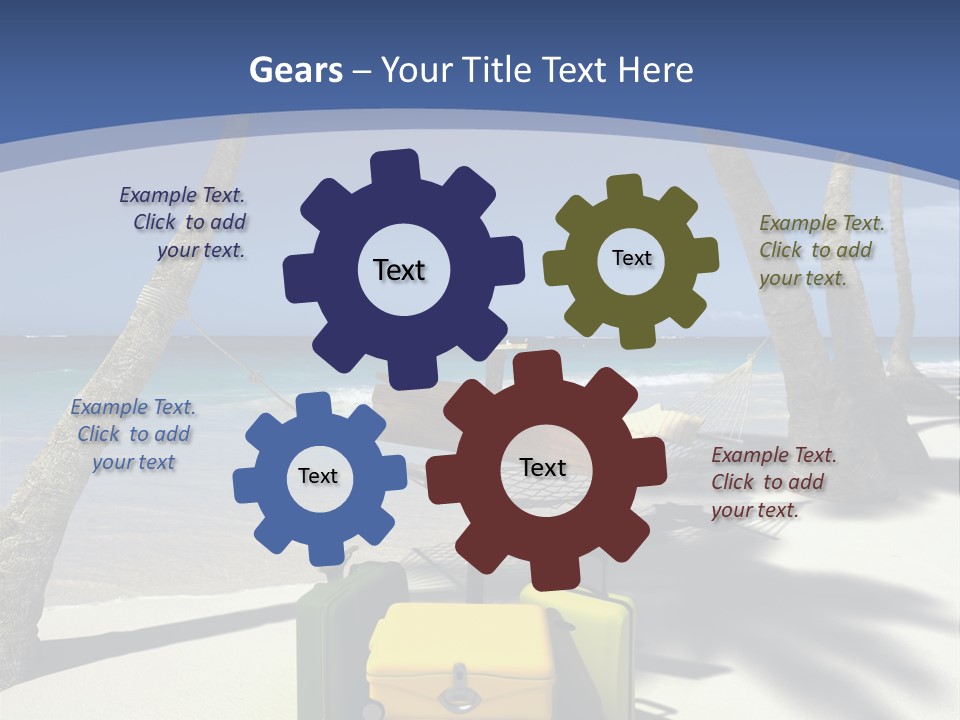 Sky Tropical Marine PowerPoint Template