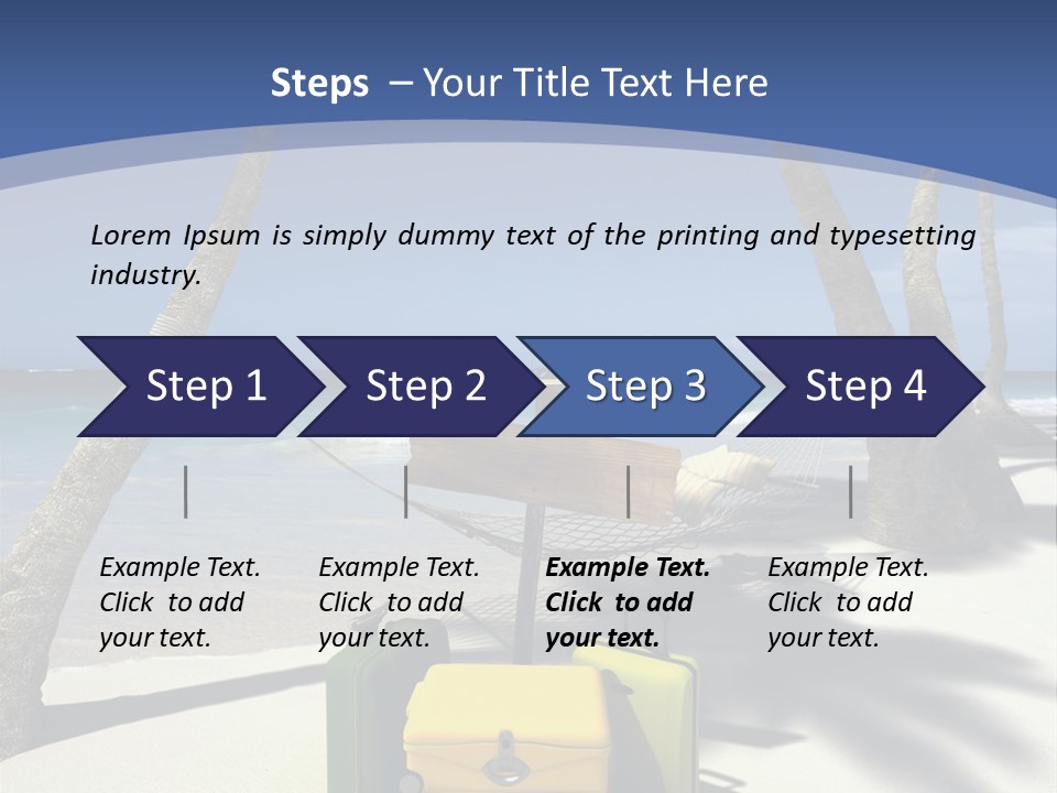 Sky Tropical Marine PowerPoint Template