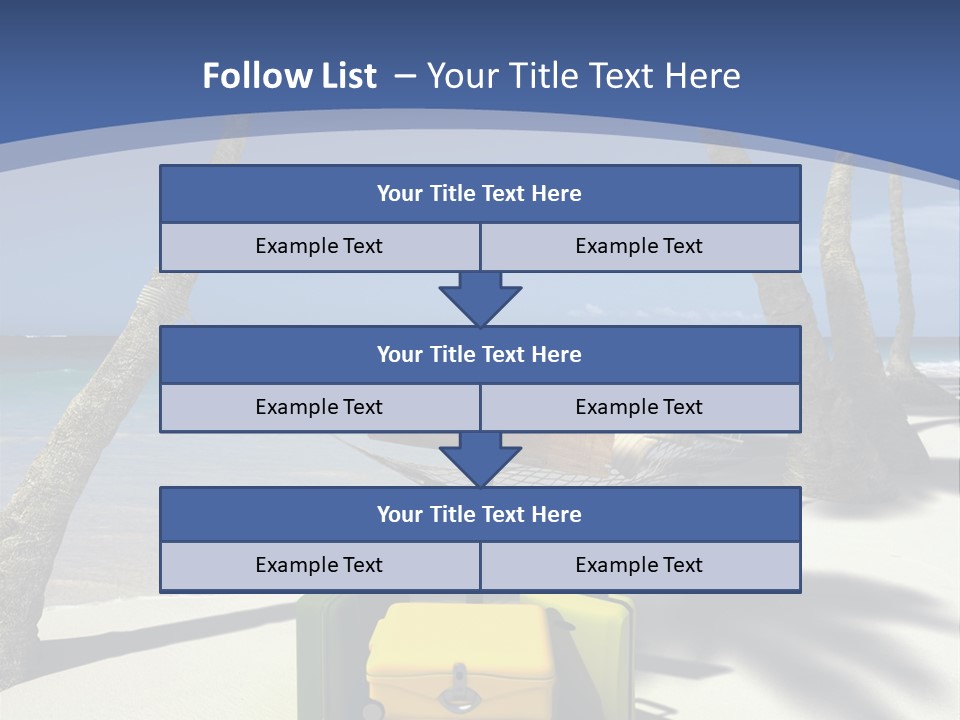 Sky Tropical Marine PowerPoint Template