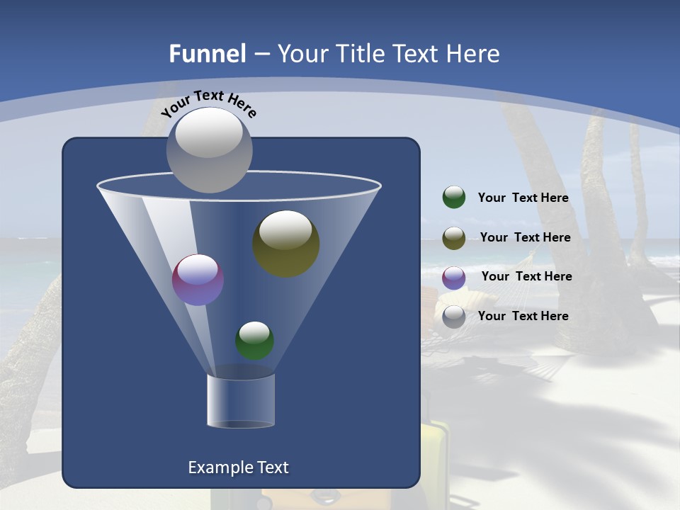 Sky Tropical Marine PowerPoint Template