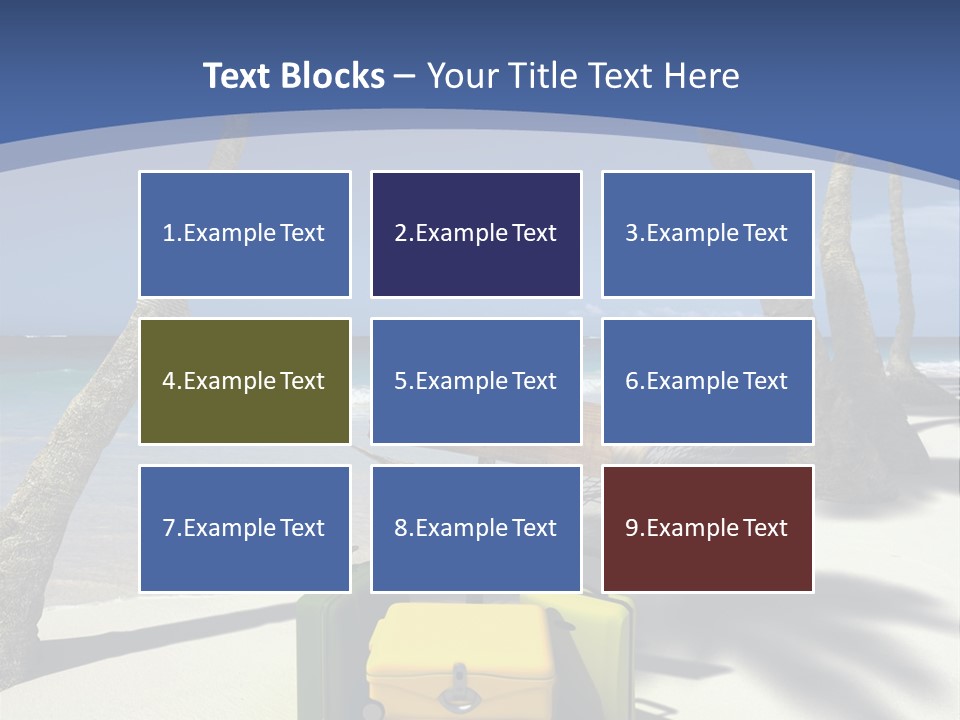 Sky Tropical Marine PowerPoint Template