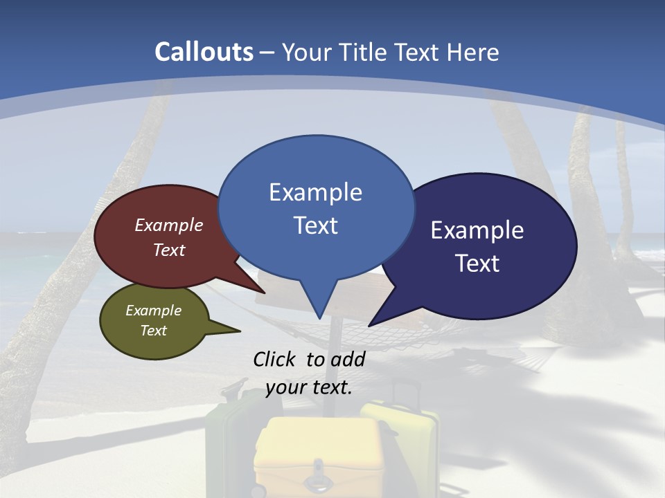 Sky Tropical Marine PowerPoint Template