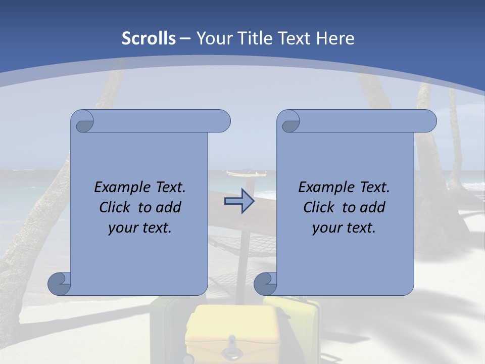Sky Tropical Marine PowerPoint Template