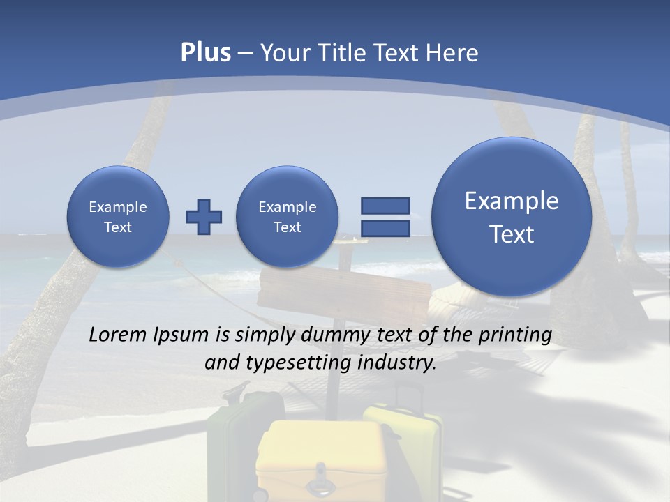 Sky Tropical Marine PowerPoint Template
