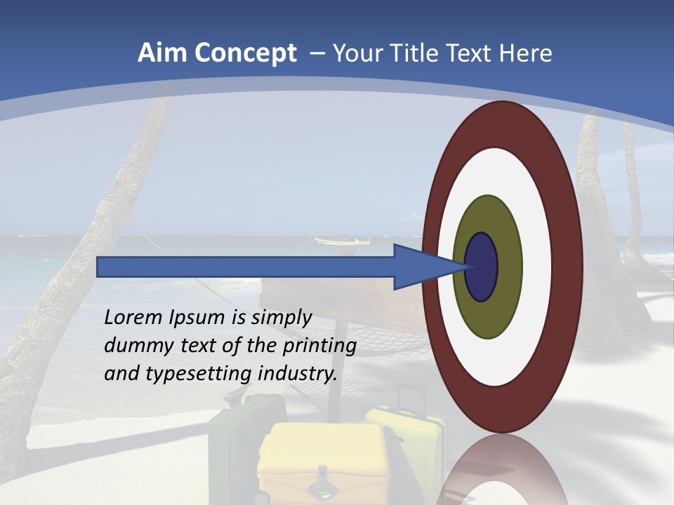 Sky Tropical Marine PowerPoint Template