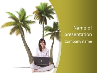 Island Collage Background PowerPoint Template