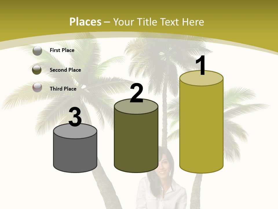 Island Collage Background PowerPoint Template