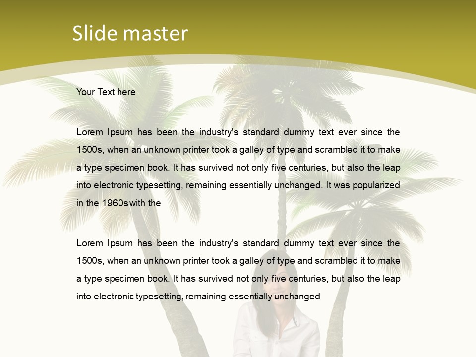 Island Collage Background PowerPoint Template