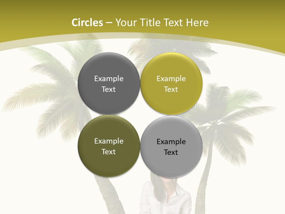 Island Collage Background PowerPoint Template