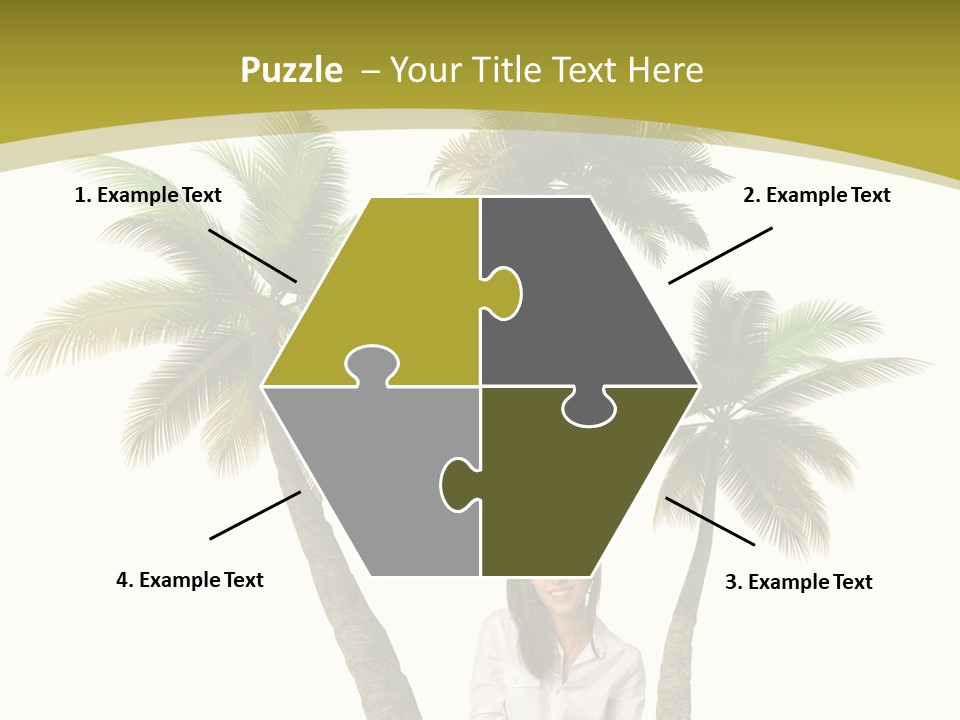 Island Collage Background PowerPoint Template