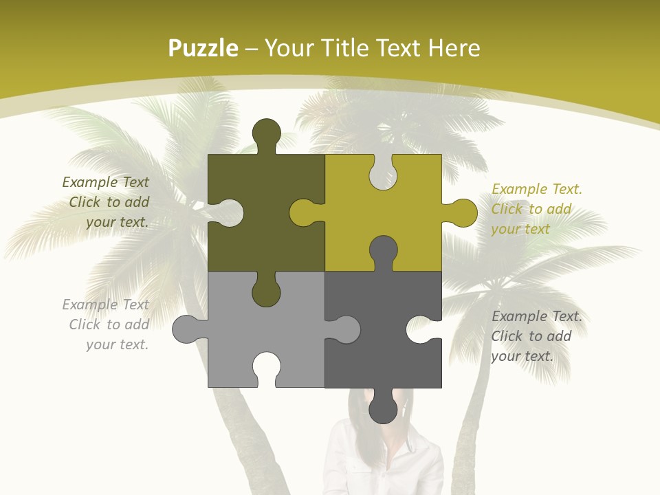 Island Collage Background PowerPoint Template