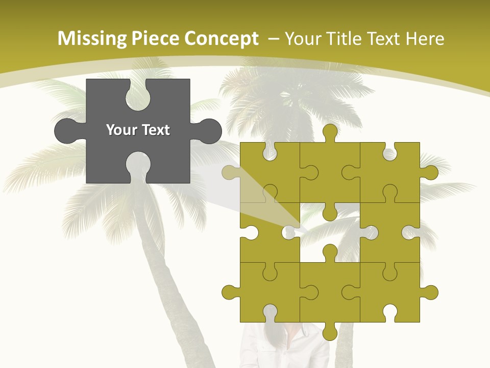 Island Collage Background PowerPoint Template