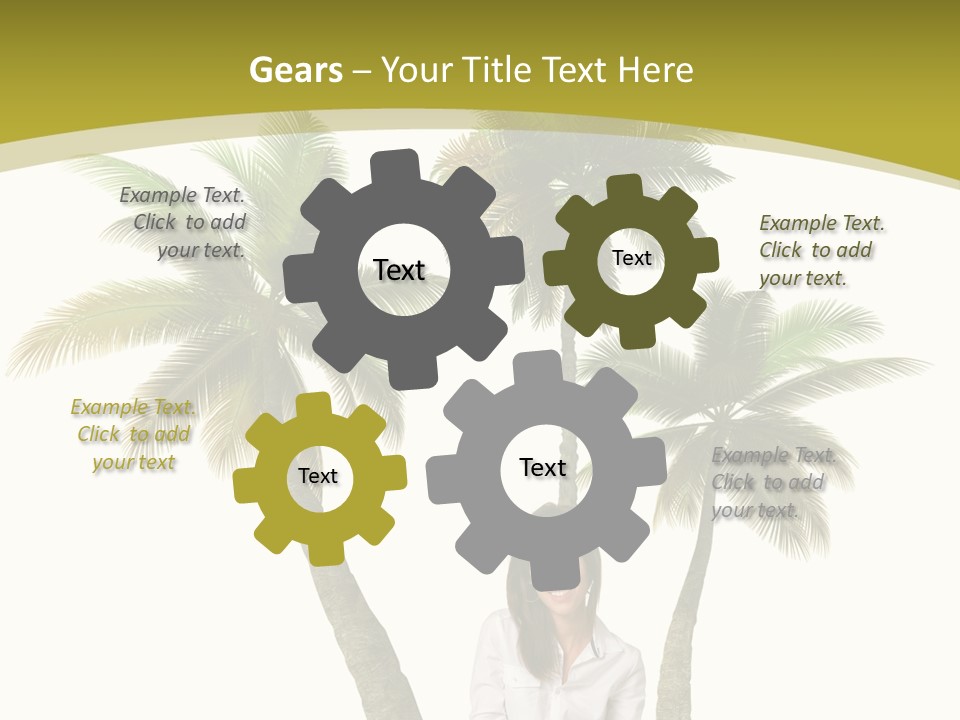 Island Collage Background PowerPoint Template