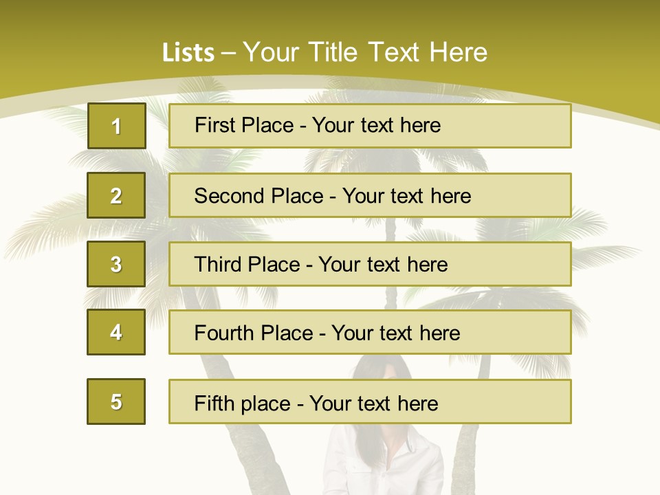Island Collage Background PowerPoint Template