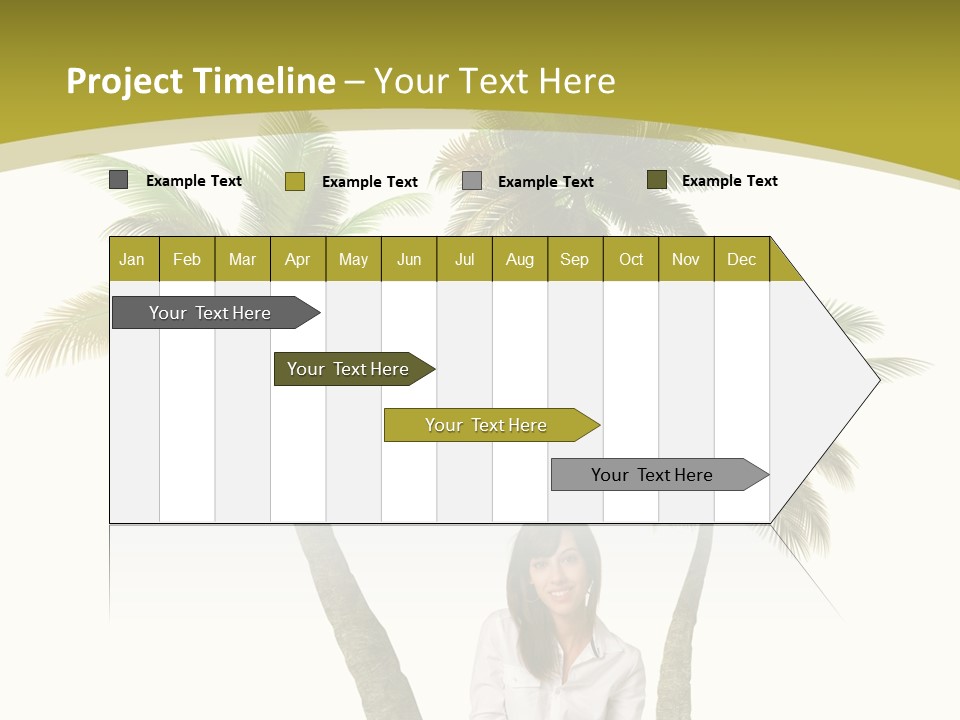 Island Collage Background PowerPoint Template