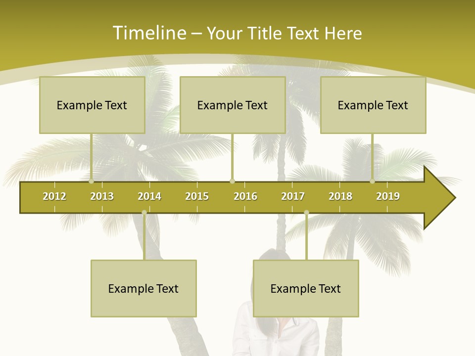 Island Collage Background PowerPoint Template