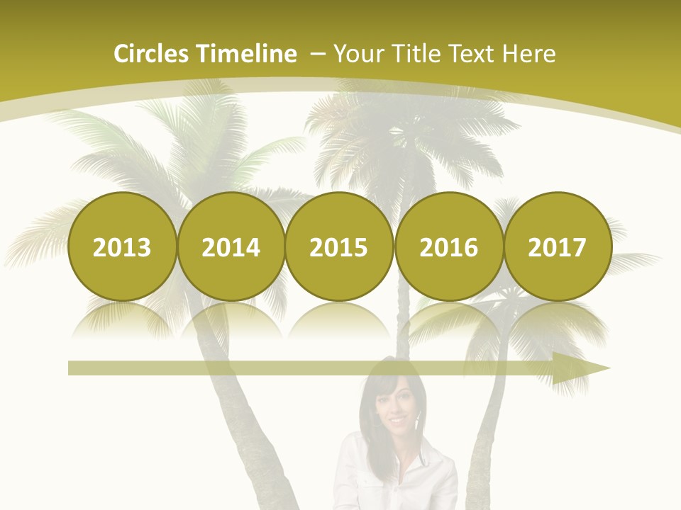 Island Collage Background PowerPoint Template