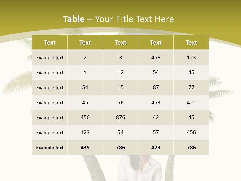 Island Collage Background PowerPoint Template