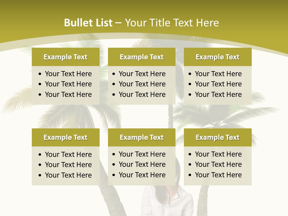 Island Collage Background PowerPoint Template