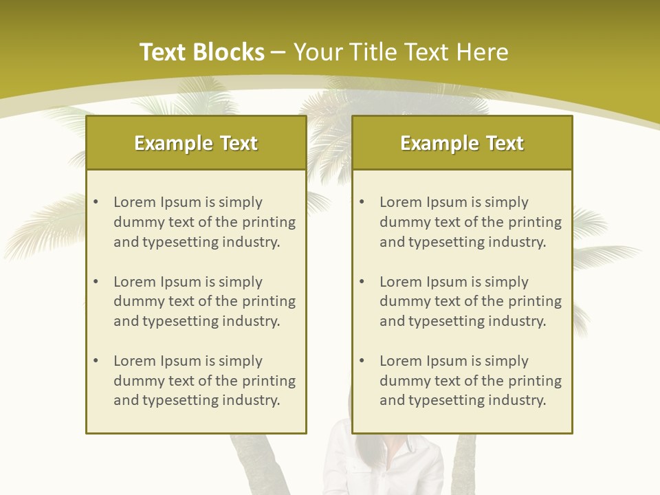 Island Collage Background PowerPoint Template