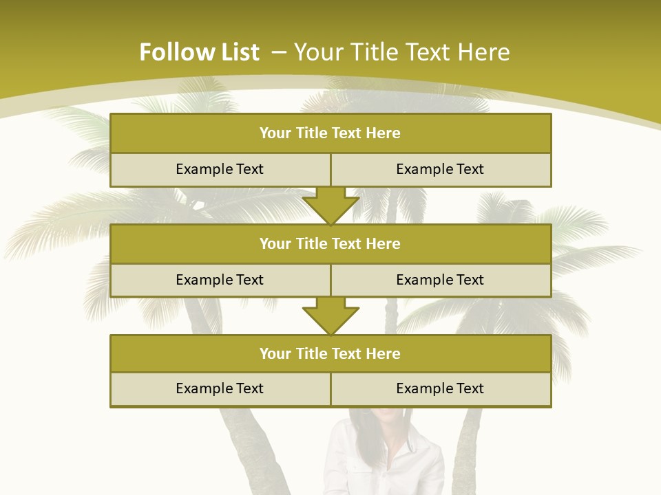 Island Collage Background PowerPoint Template