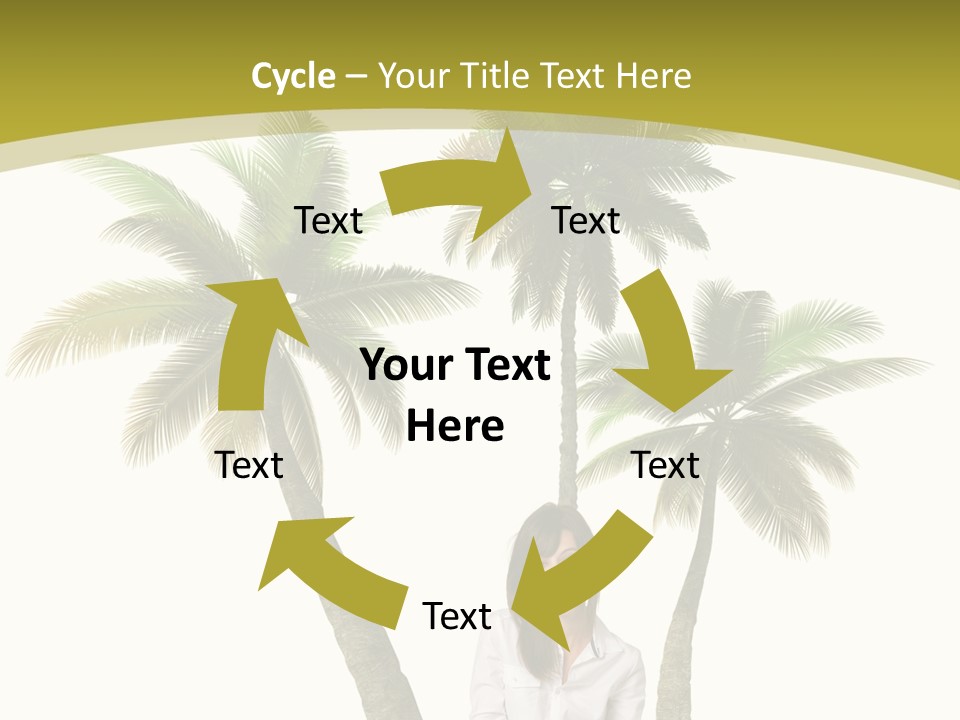 Island Collage Background PowerPoint Template