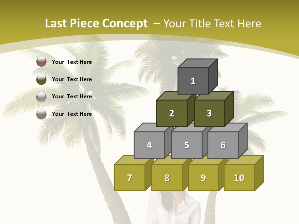 Island Collage Background PowerPoint Template