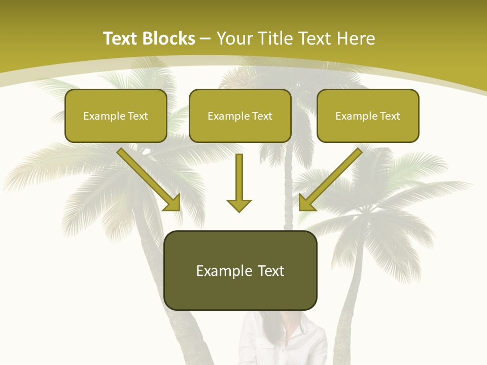 Island Collage Background PowerPoint Template