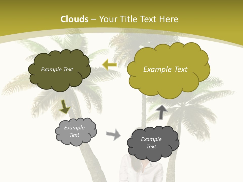 Island Collage Background PowerPoint Template