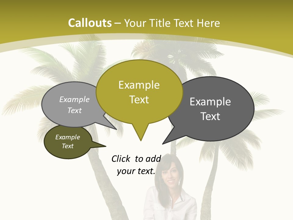 Island Collage Background PowerPoint Template