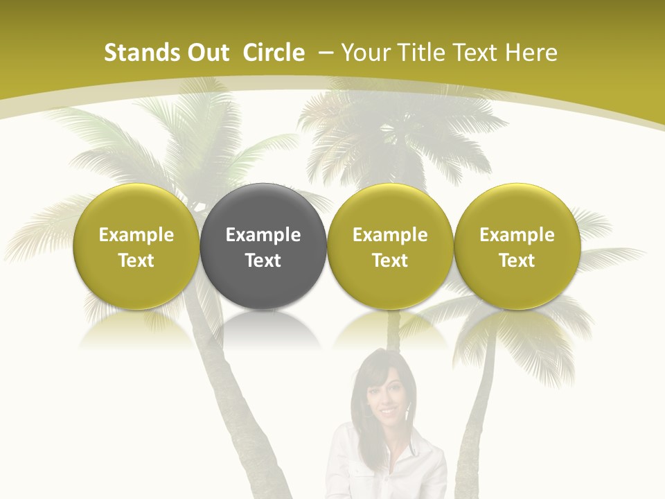 Island Collage Background PowerPoint Template