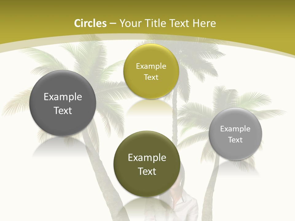 Island Collage Background PowerPoint Template