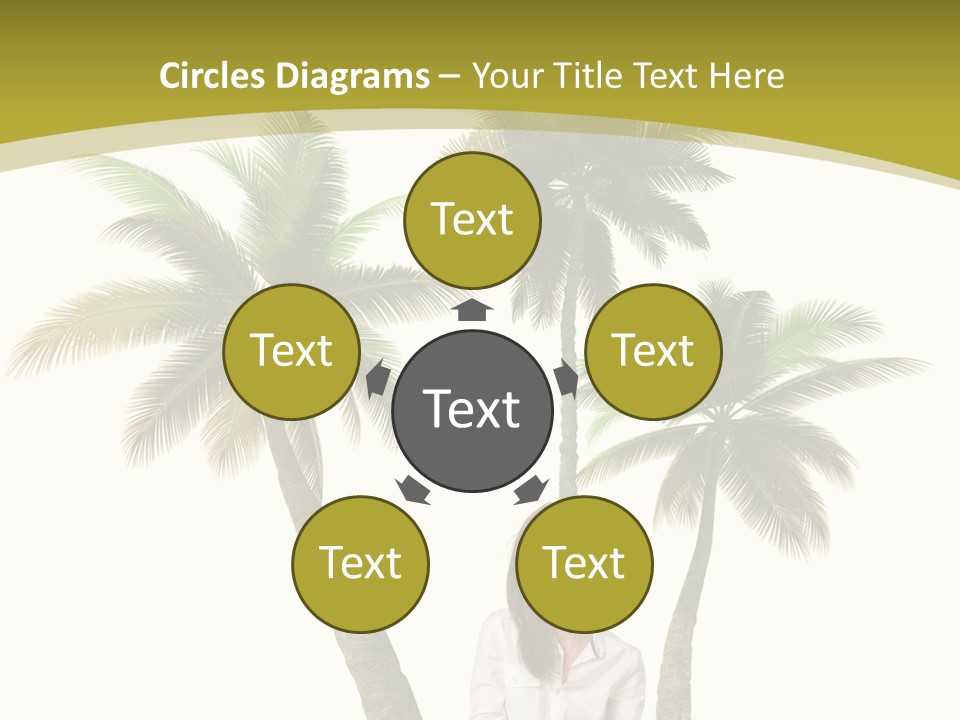 Island Collage Background PowerPoint Template