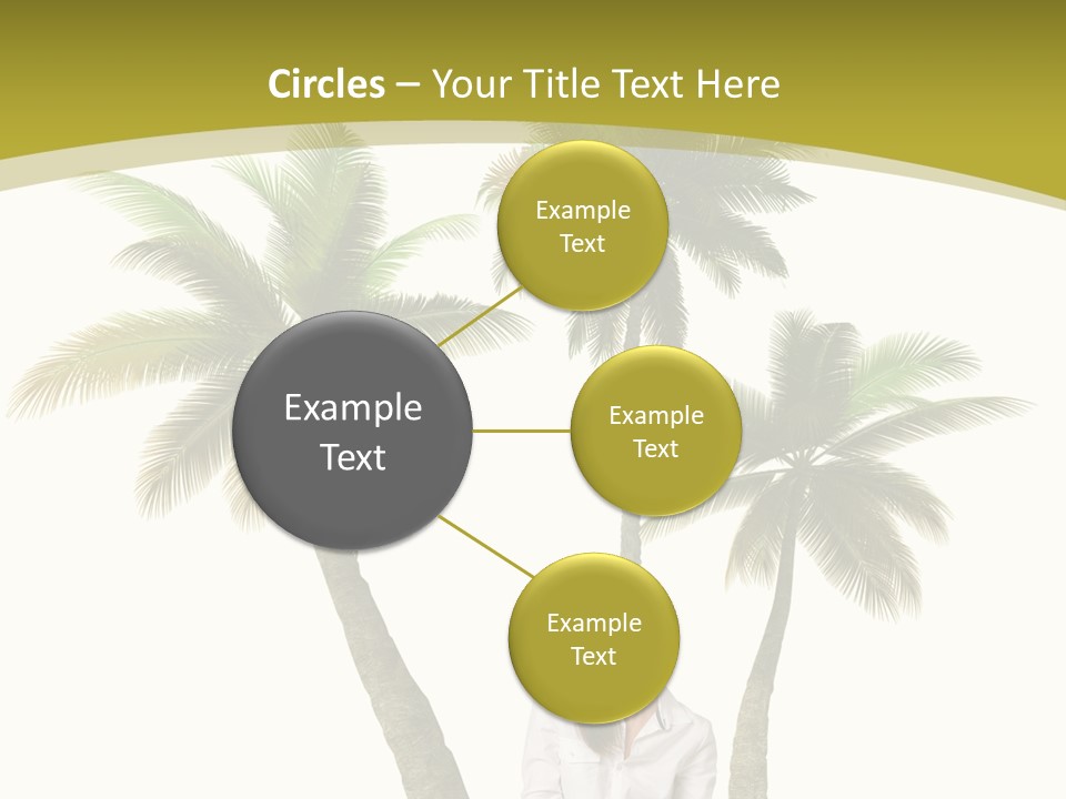 Island Collage Background PowerPoint Template