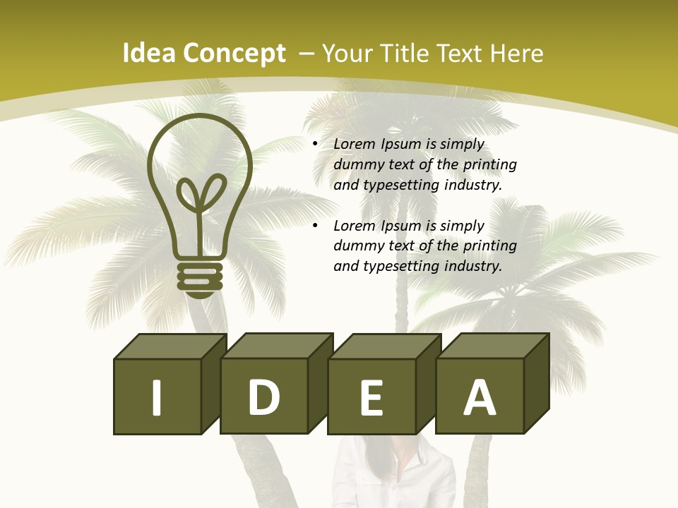 Island Collage Background PowerPoint Template