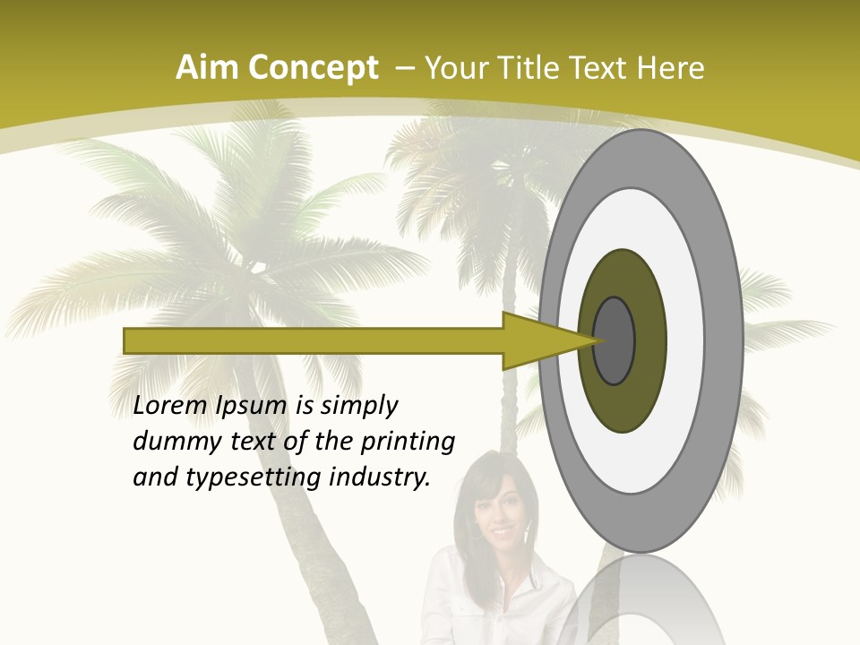 Island Collage Background PowerPoint Template