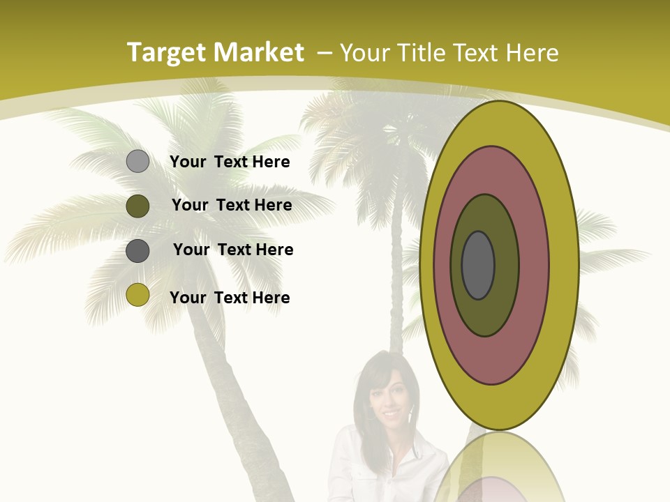 Island Collage Background PowerPoint Template