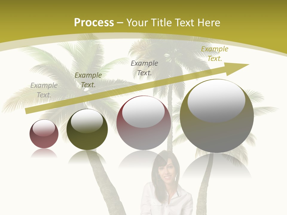 Island Collage Background PowerPoint Template