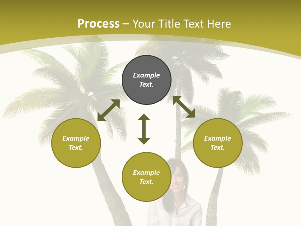 Island Collage Background PowerPoint Template