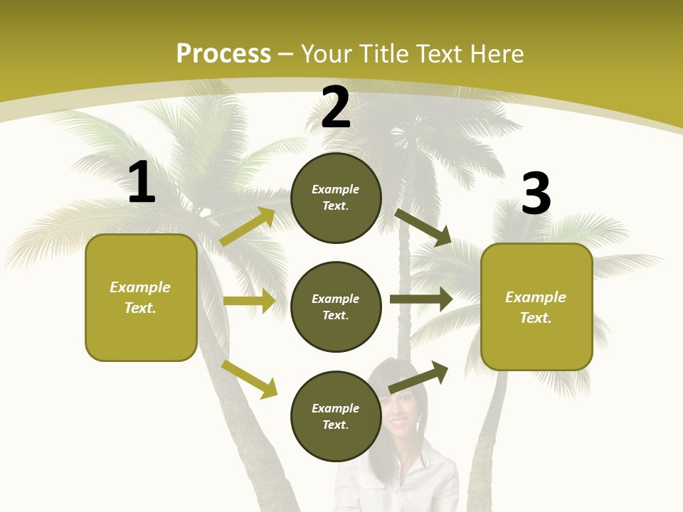 Island Collage Background PowerPoint Template