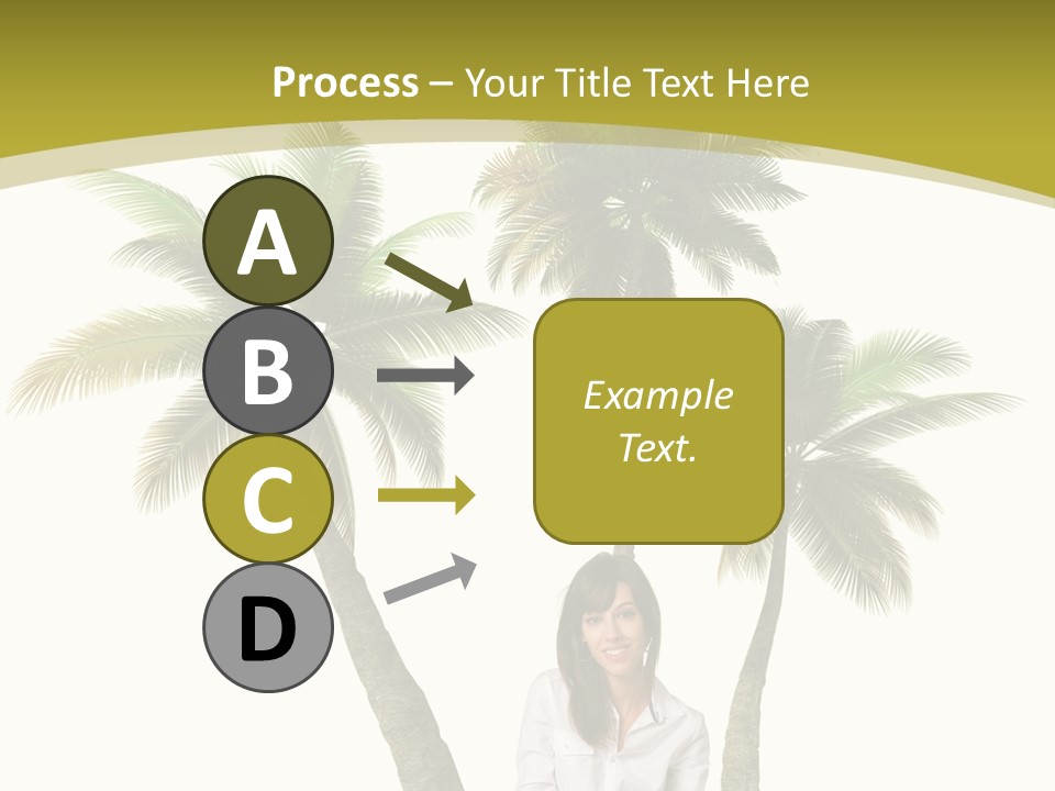 Island Collage Background PowerPoint Template