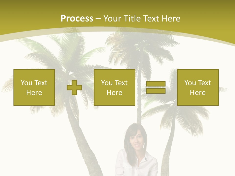 Island Collage Background PowerPoint Template