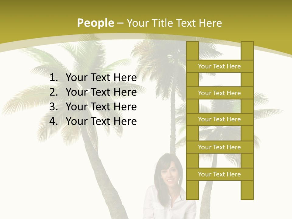 Island Collage Background PowerPoint Template