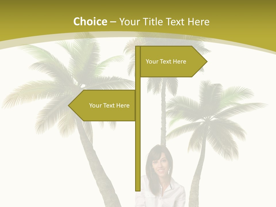 Island Collage Background PowerPoint Template