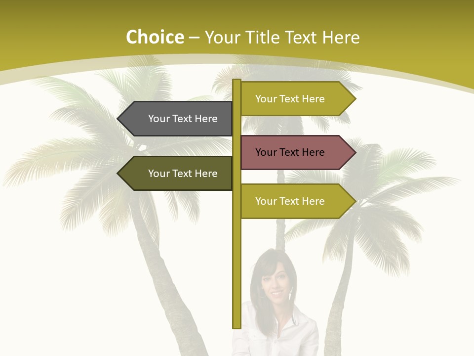 Island Collage Background PowerPoint Template