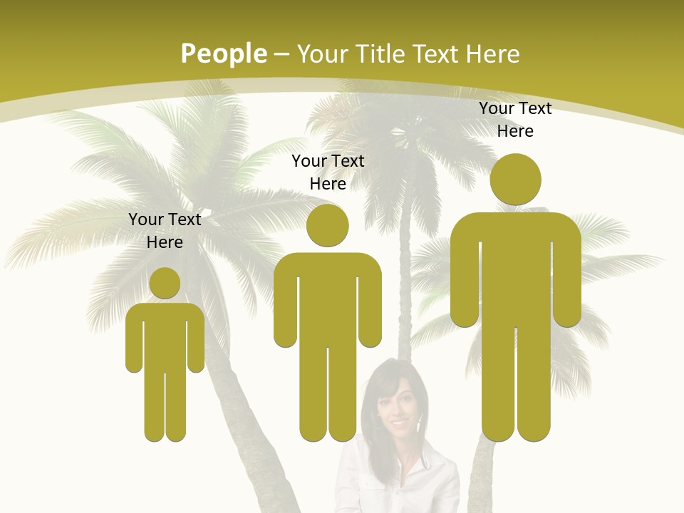 Island Collage Background PowerPoint Template