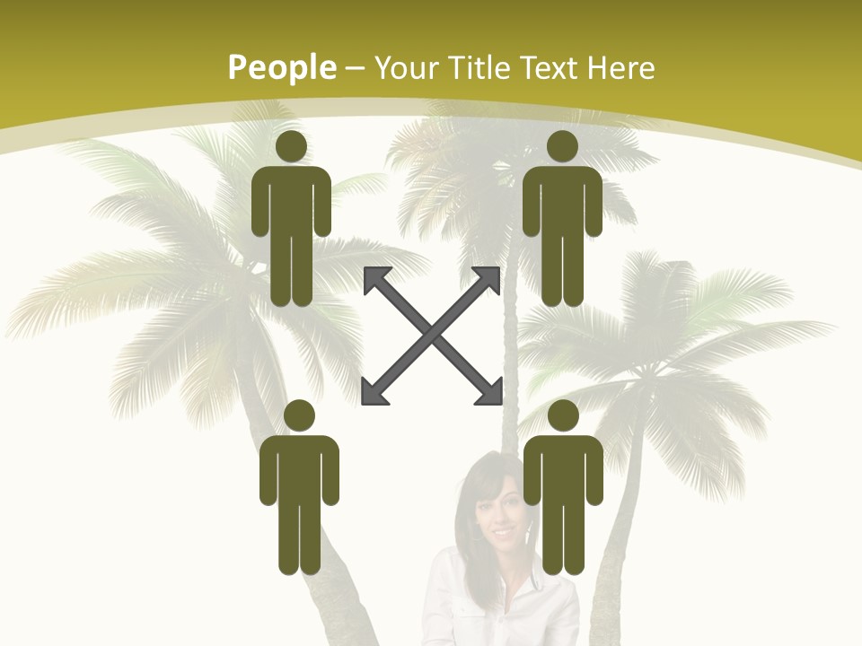 Island Collage Background PowerPoint Template