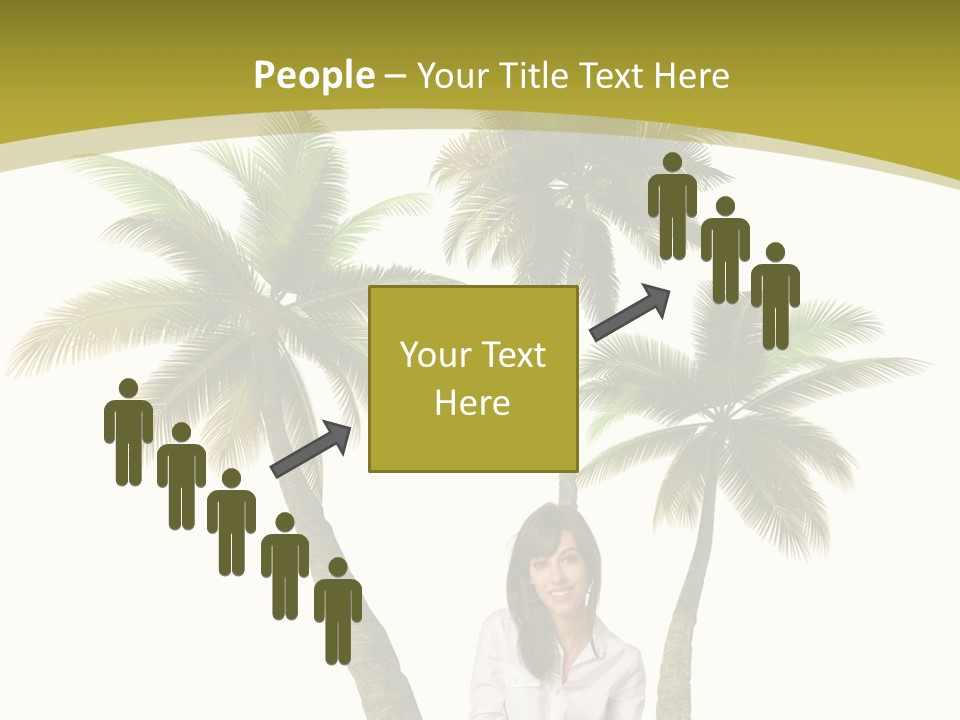 Island Collage Background PowerPoint Template